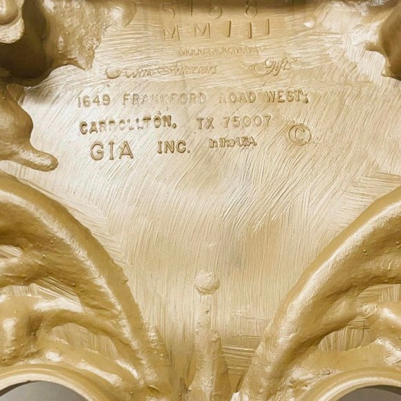 972 Vintage LADLE HOME INTERIOR GOLD ORNATE SYROCO LADLE SPOON 31" tall  Homco. - Picture 6 of 9